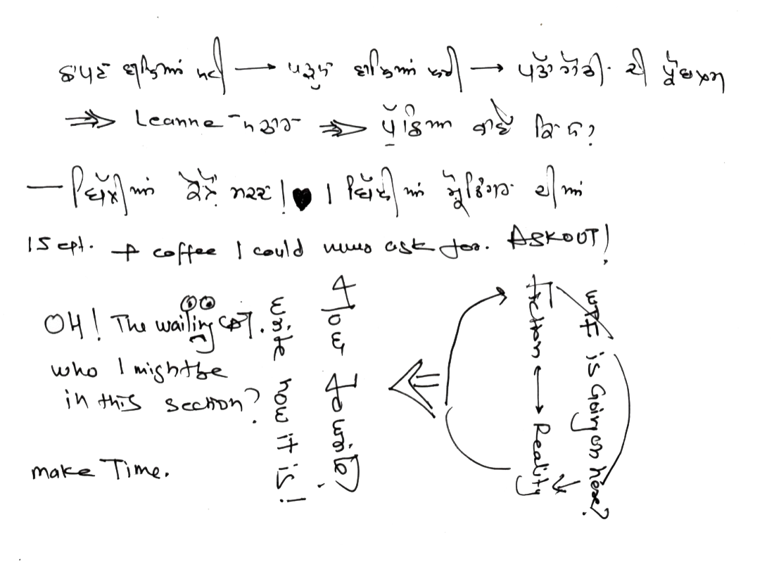 Footnotes from early manuscript